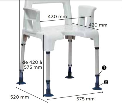 CLIP FIXATION PIEDS PICO BLEU 16563