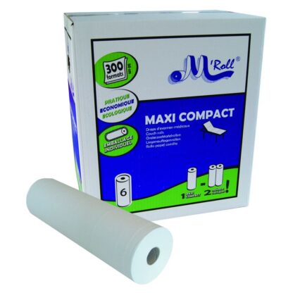 Drap pure ouate lisse 2x17,5gr 300FLongueur : 47,25 cm Carton de 12 rouleaux