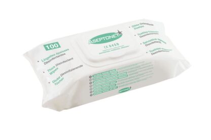 Lot de 100 lingettes épaisses Aseptonet  802247