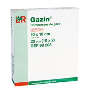 COMPRESSE DE GAZE STÉRILE GAZIN L10X10 cm (25)   1304024011