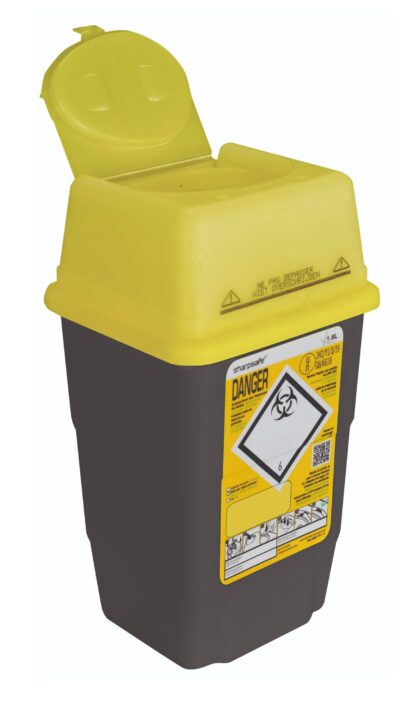 Collecteur d aiguilles/boite Sharpsafe® 1.8L  SANICOLLECTEUR 1503112080